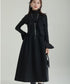 Bow Strap Wool Dress